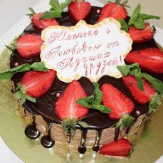 Торт"клубничка" Торт"клубничка"