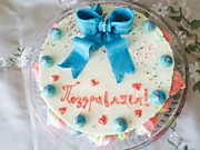 торт "Бантик"без мастики))