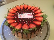 Тортик"шоколад-клубника"