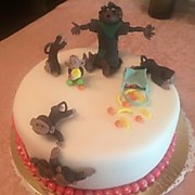 торт"Осторожно обезьянки"
