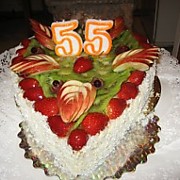 торт "сердце "