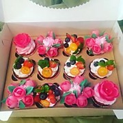 капкейки"цветы"