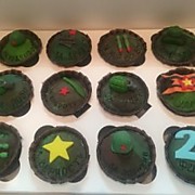 капкейки "23февраля"