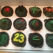 капкейки 23 февраля